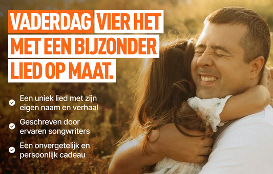 Het meest bijzondere cadeau voor Vaderdag? Een persoonlijk lied. 🎶